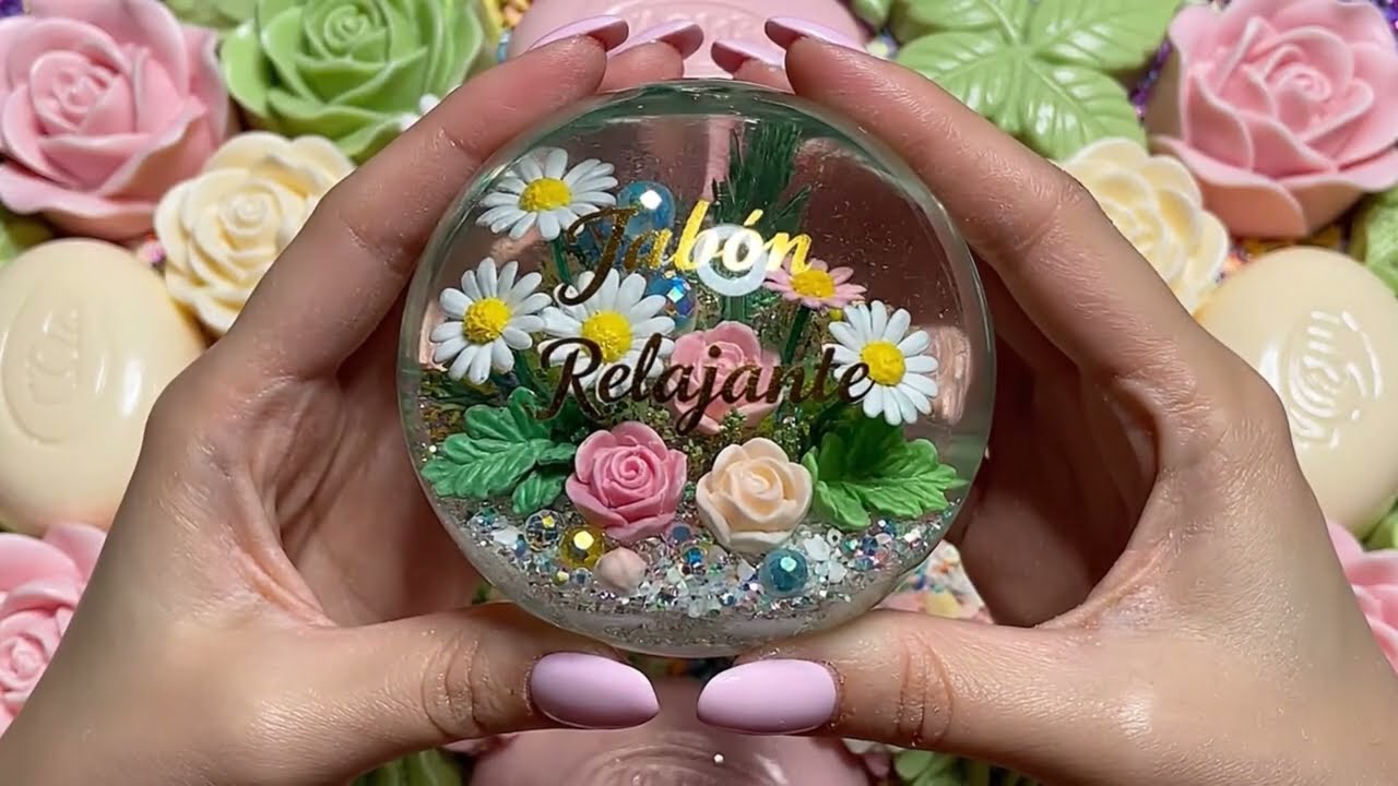 ¡No podrás dejar de ver esto! ASMR cortando jabones de lujo 💎✨ (Sonidos reales y puros)
