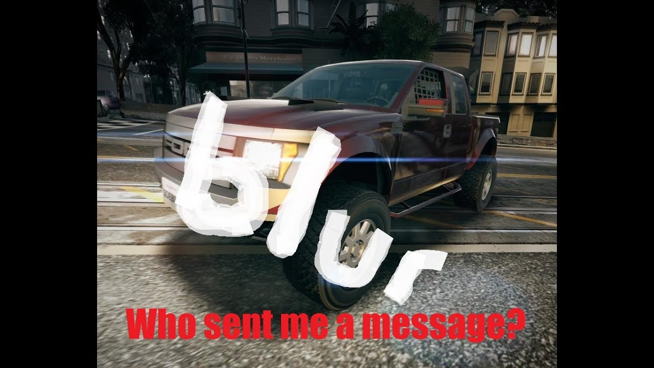 'Who sent me a message?' Series Blur Xbox 360 Live Online Multiplayer Gameplay
