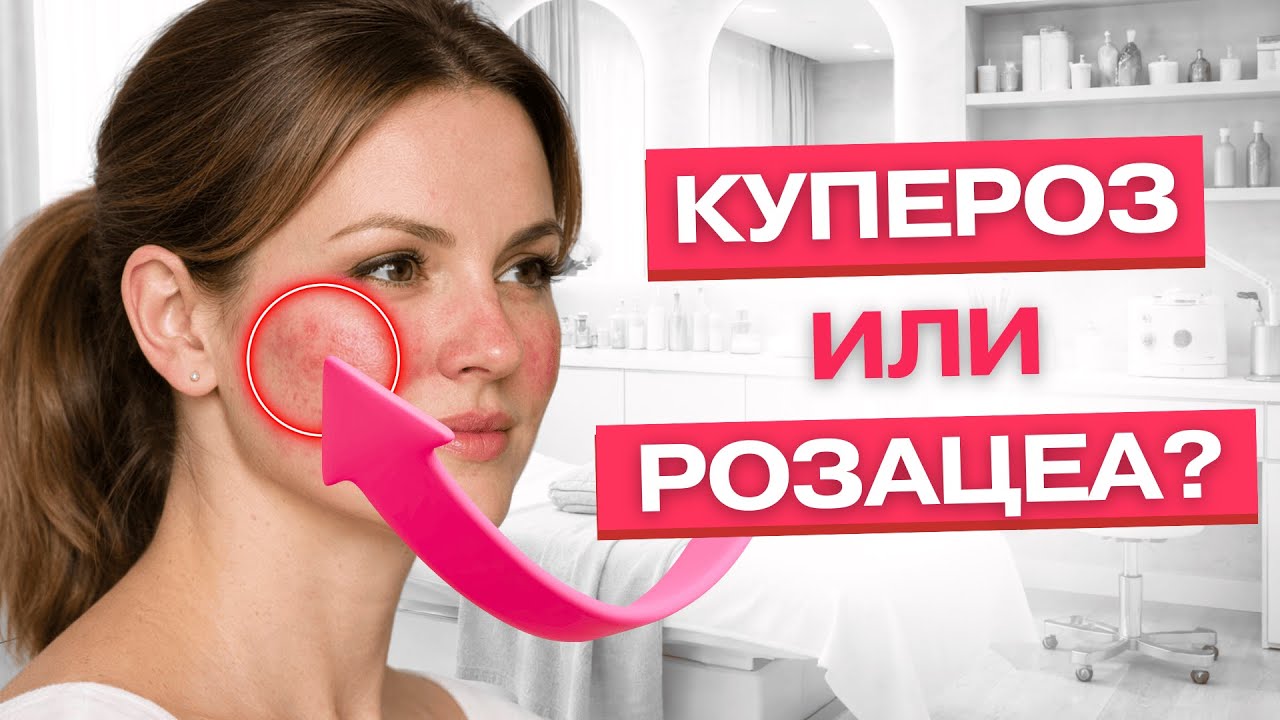 Сосудистая сетка и красное лицо: когда это купероз, а когда розацеа