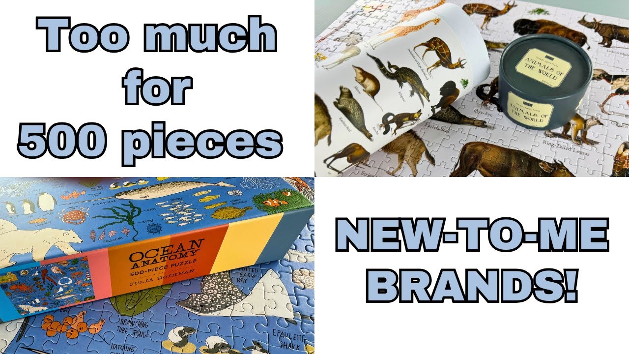 Are they worth the $$$ - Pricey 500 Piece Jigsaw Puzzles 🐳 🦒