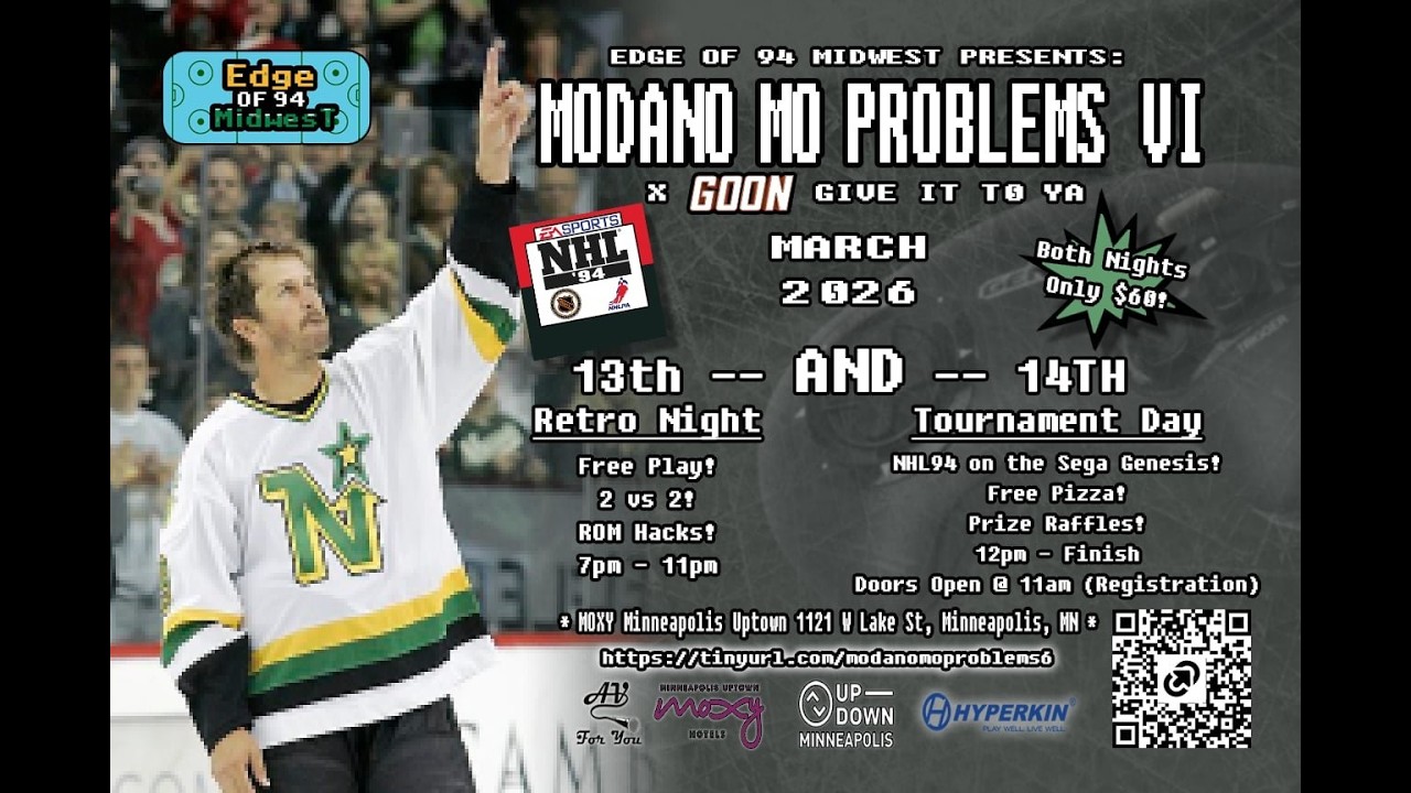 Problemy Modano Mo 6 w turnieju NHL94