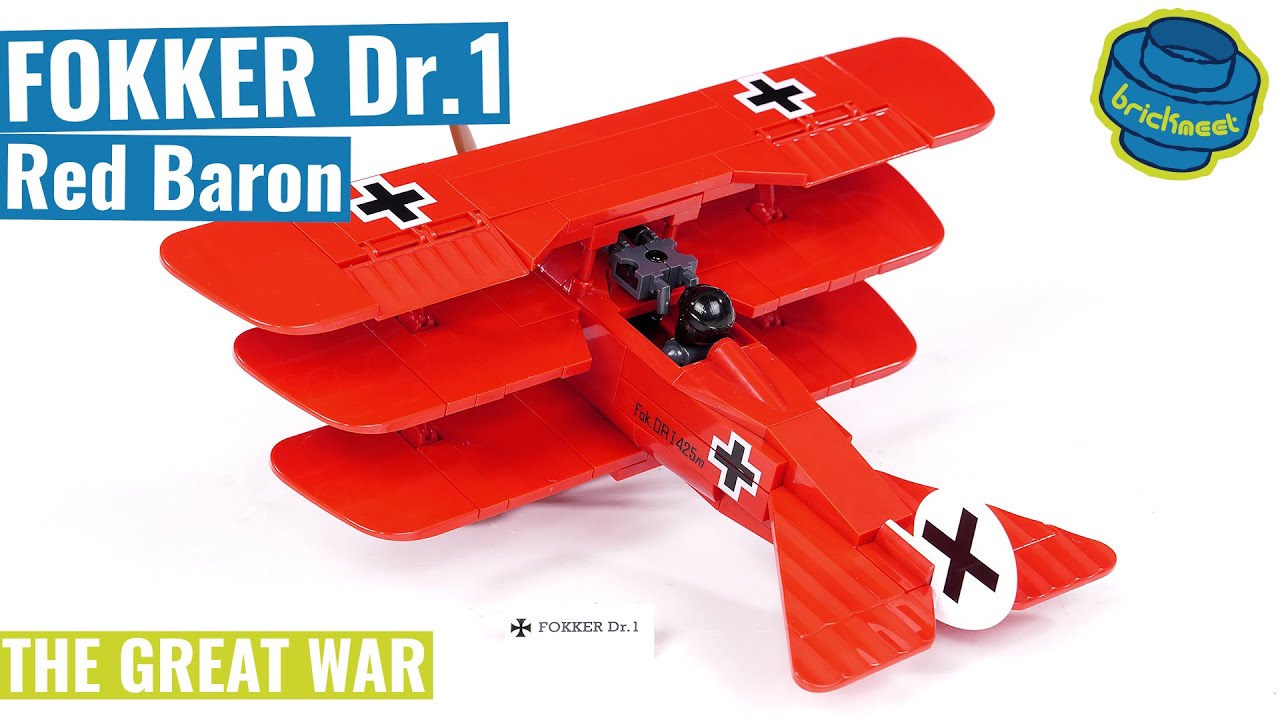 RED BARON FOKKER Dr.I - COBI 2986 (Speed Build Review)