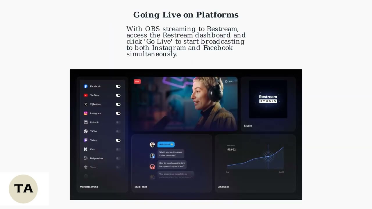 Как одновременно вести прямую трансляцию в Instagram и Facebook с помощью Restream