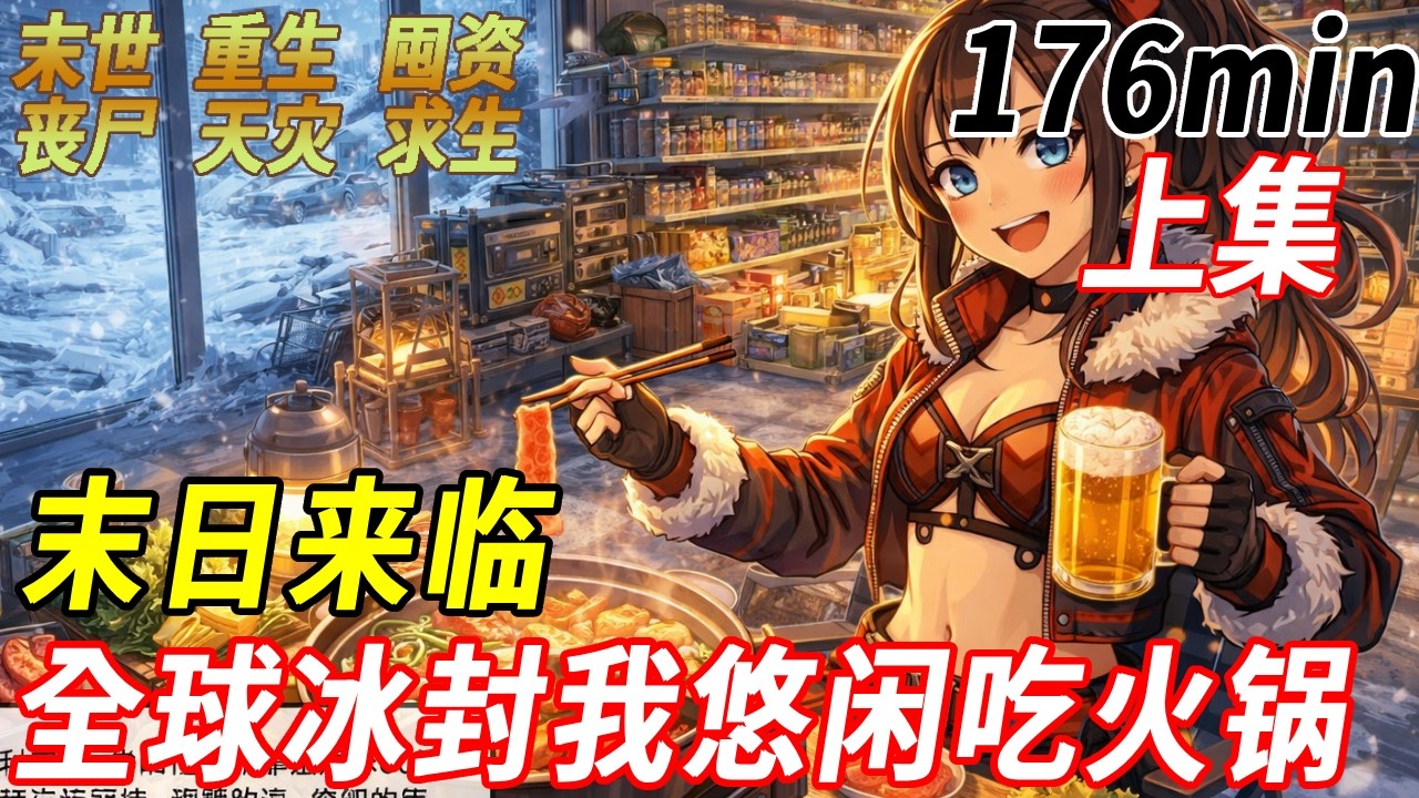 暴雪冰封來臨，全世界氣溫降至零下60度，重生后我改裝超市，囤積物資，悠閑的在裏面吃火鍋！