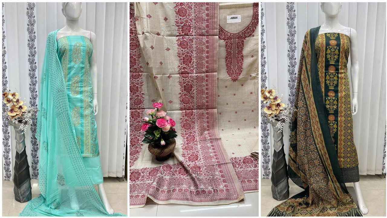 New design dress and cotton dress material 26 February 2026