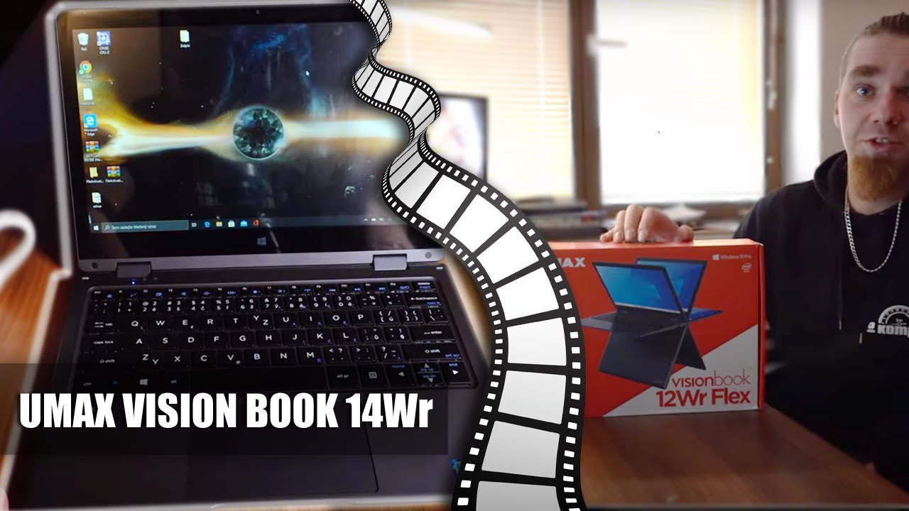 4K | Nejlevnější NOTEBOOK na trhu! | UMAX VISION BOOK 12Wr Flex
