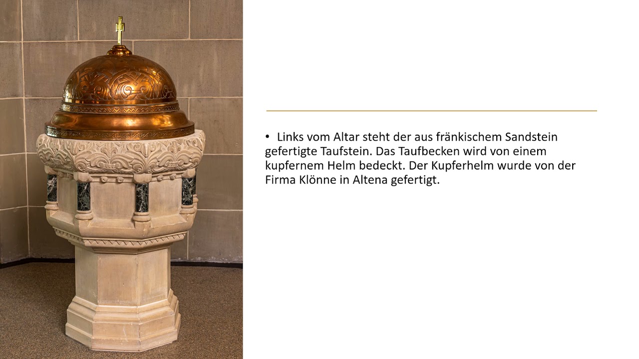 Innenraum der Lutherkirche Wetter (Ruhr)