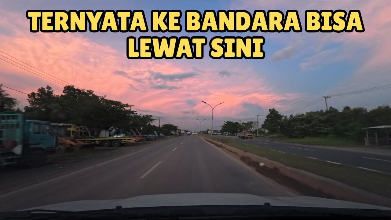 Rute Alternatif Menuju Bandara Internasional Syamsudin Noor Banjarmasin 