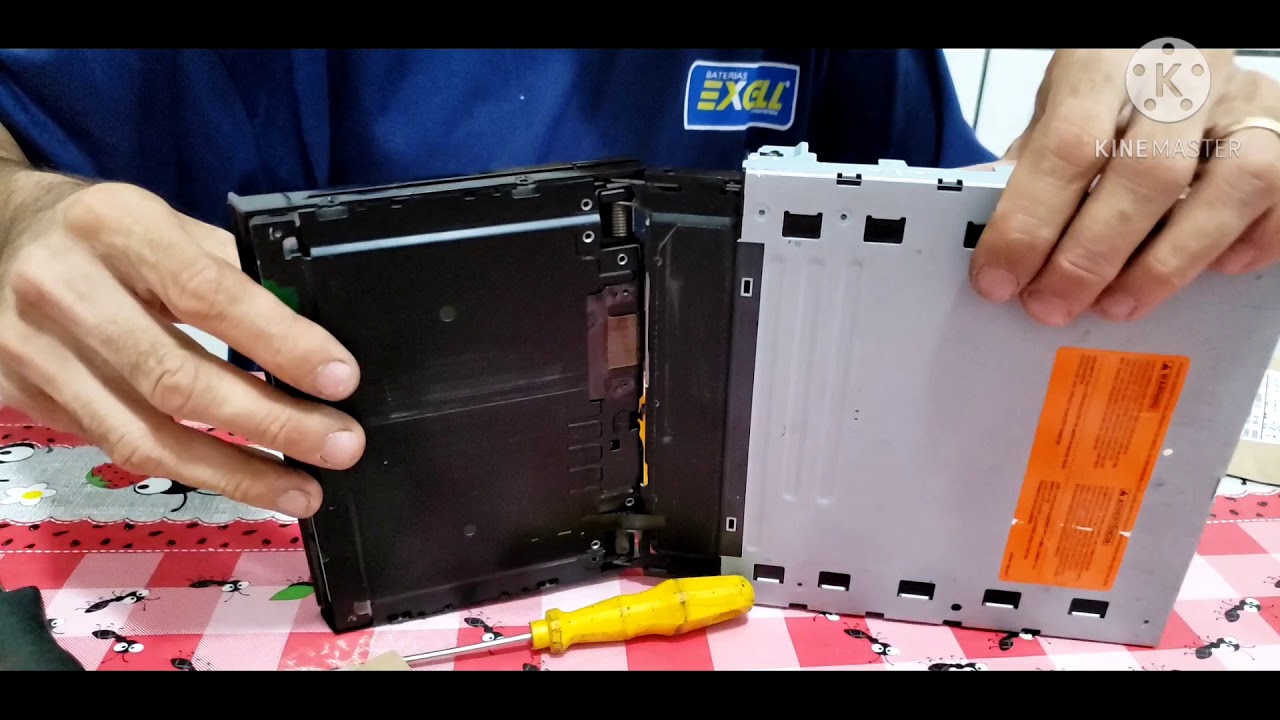 Como trocar flat cable DVD retrátil Pioneer AVH-3580dvd