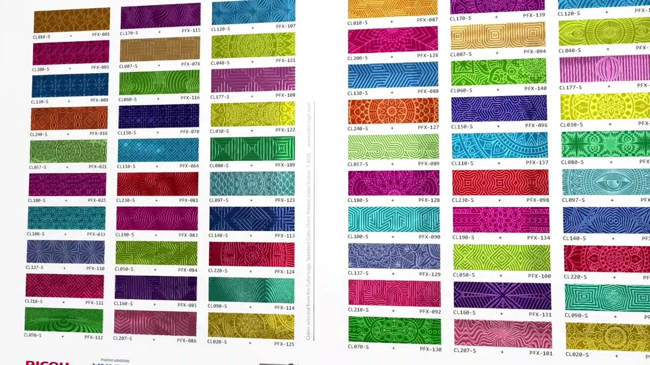 Unifoil | Ricoh | Duplo — Printing United 2025 — Color-Logic Swatches + Duplo