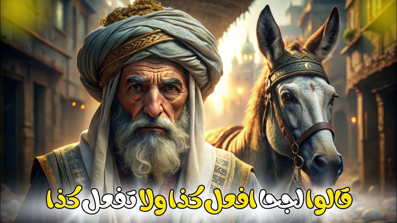 قالوا لجحا افعل كذا ولا تفعل كذا… فماذا حدث عندما أطاع الجميع؟