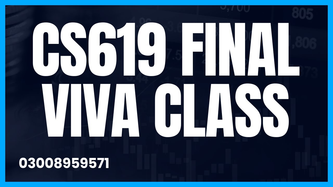 CS619 Final Viva Questions | CS619 Final Viva Coding Questions | CS619 Viva Notes | CS619 Viva Code