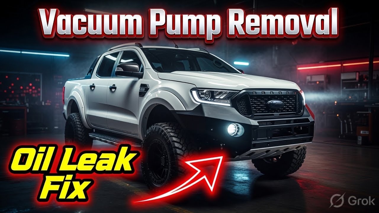 Ford Ranger & Everest Vacuum Pump Removal 