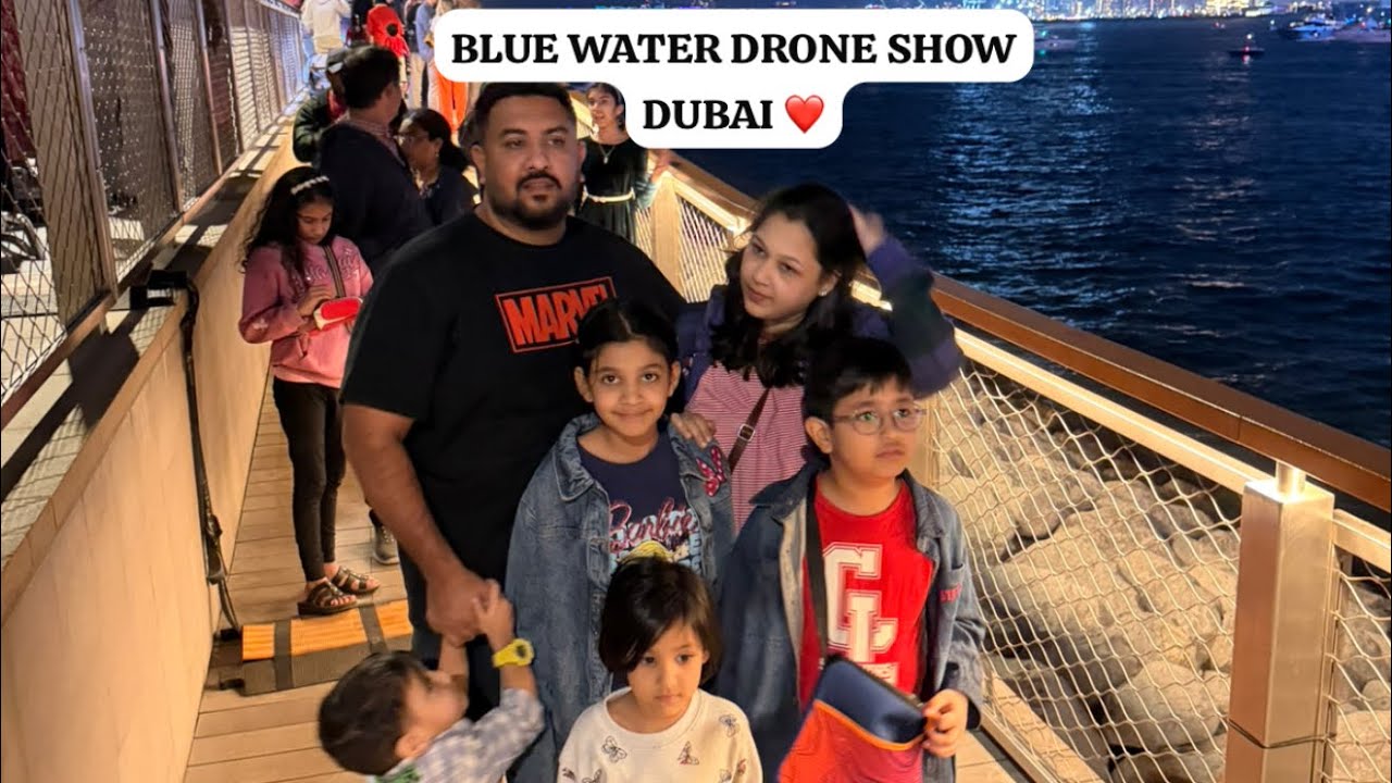 BLUE WATER DRONE SHOW🥰#vlog #viralvideo #foryou 