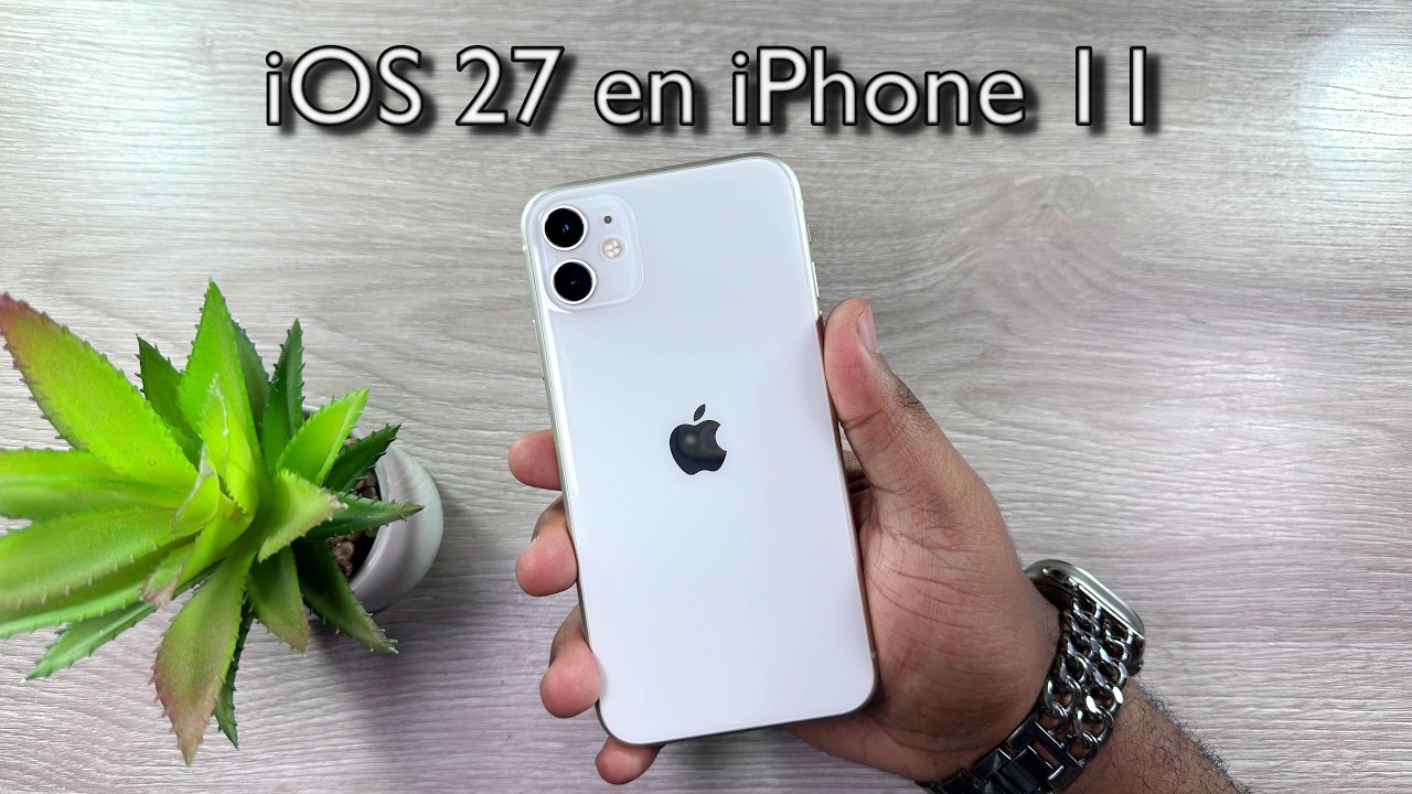 🔴 iOS 27 beta 1 en iPhone 11 PRUEBA de RENDIMIENTO & BATER&Iacute;A - RUBEN TECH !