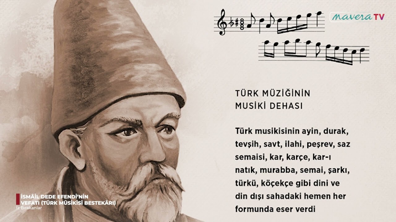 29 KASIM 1846: İSMÂİL DEDE EFENDİ’NİN VEFATI (TÜRK MÛSİKİSİ BESTEKÂRI) - İz Bırakanlar