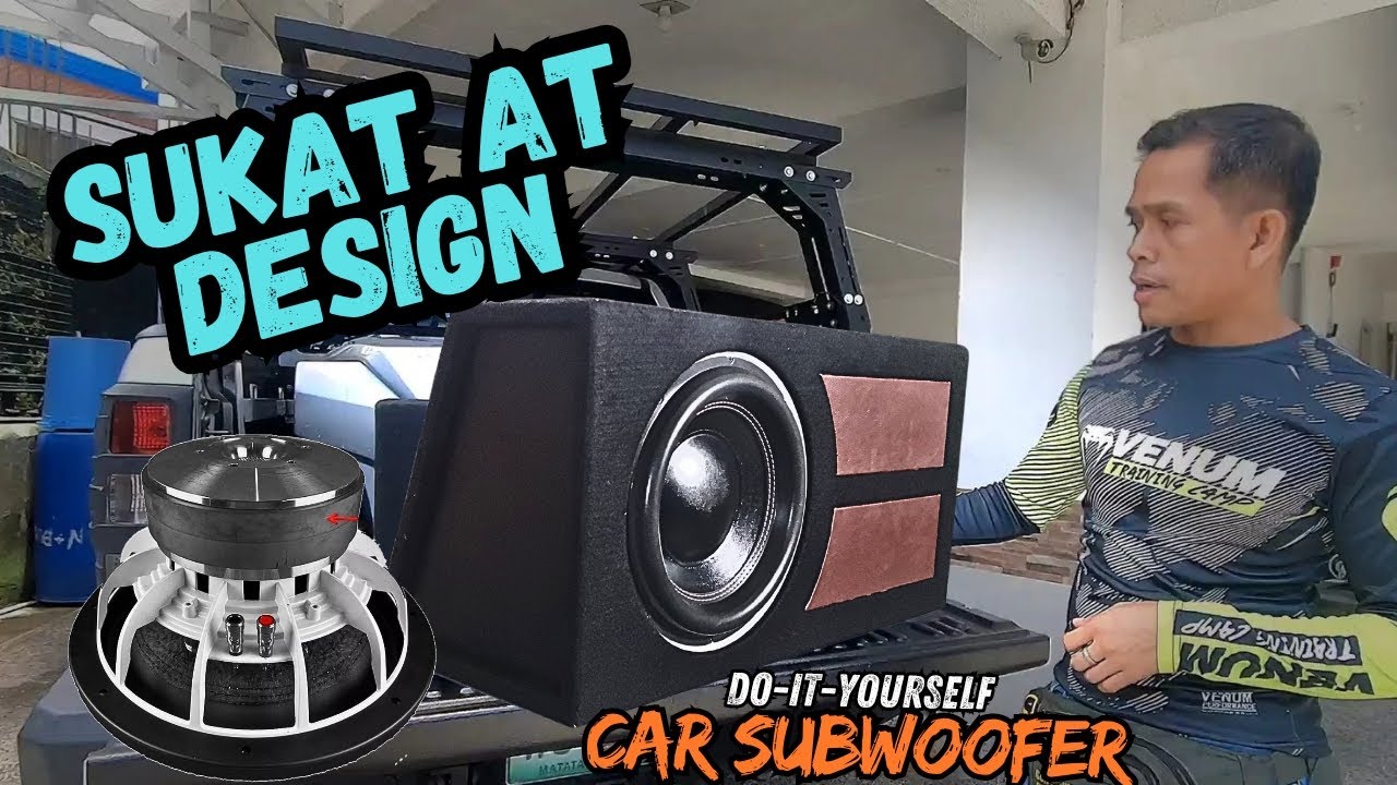 SUKAT AT DESIGN wedge type car subwoofer SOUND TEST