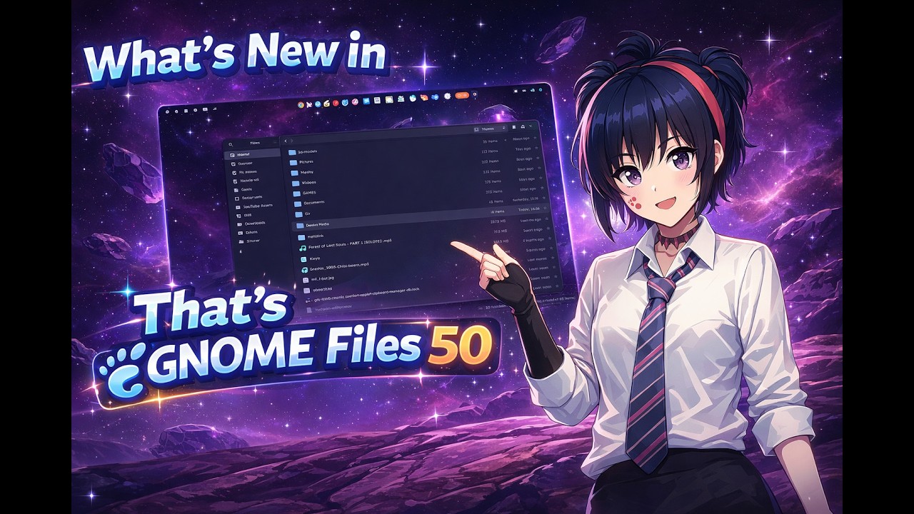 Что нового в GNOME Files 50?