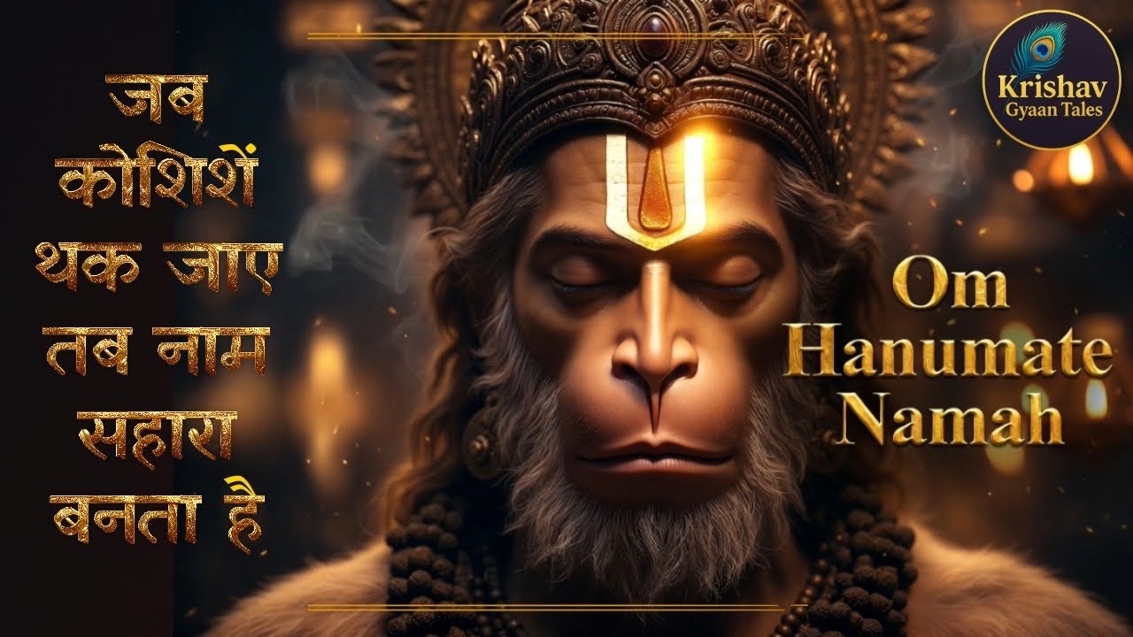 Om Hanumate Namah | Non-Stop Hanuman Mantra Loop for Power, Courage & Peace