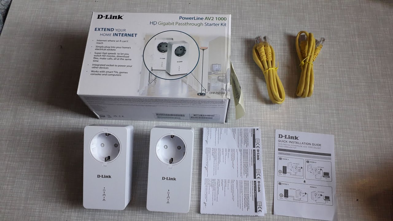 Dlink Power line AV2 1000 Passthrough prijenos interneta bez bužanja zidova