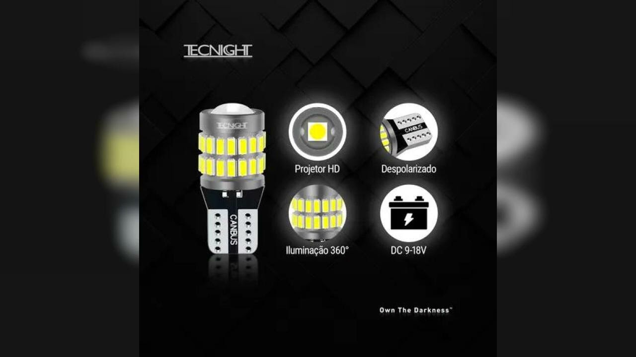 Review: Par Lâmpadas Led T10 Projetor 37 Smd Extra Forte 6.000k 8w