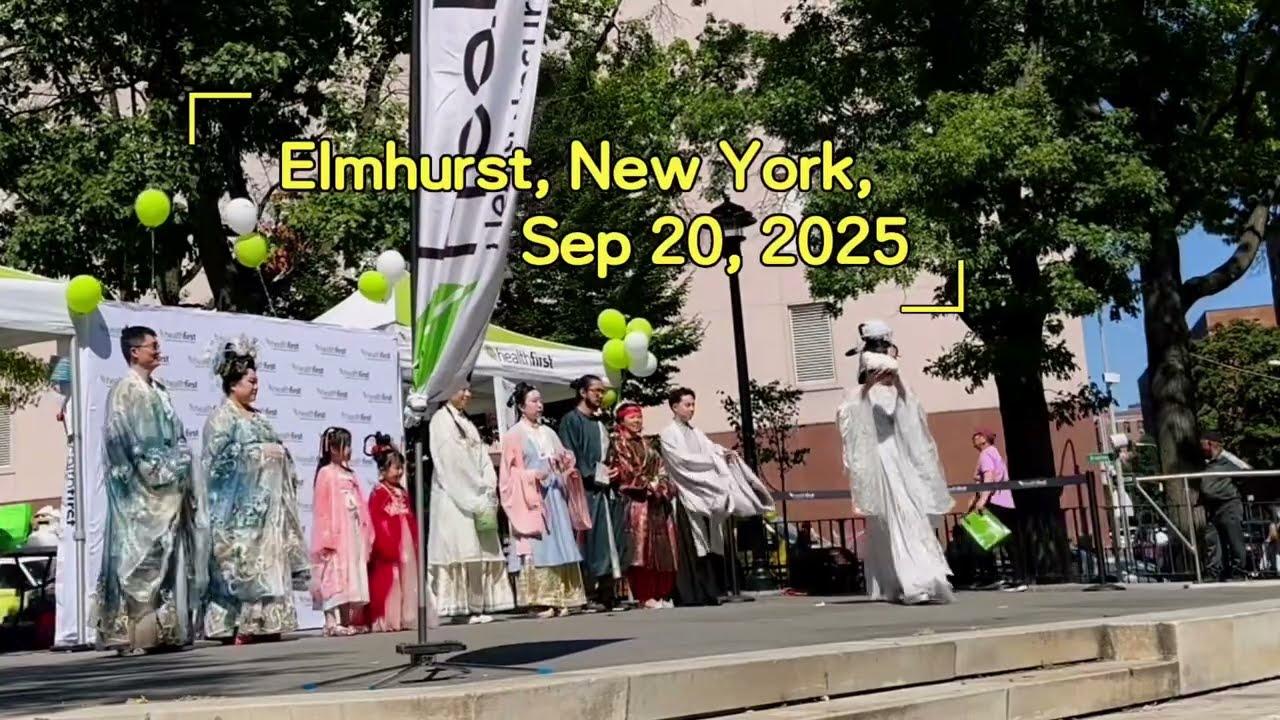 Hanfu Show in Elmhurst, NY in Celebration of the Mid-Autumn Festival 