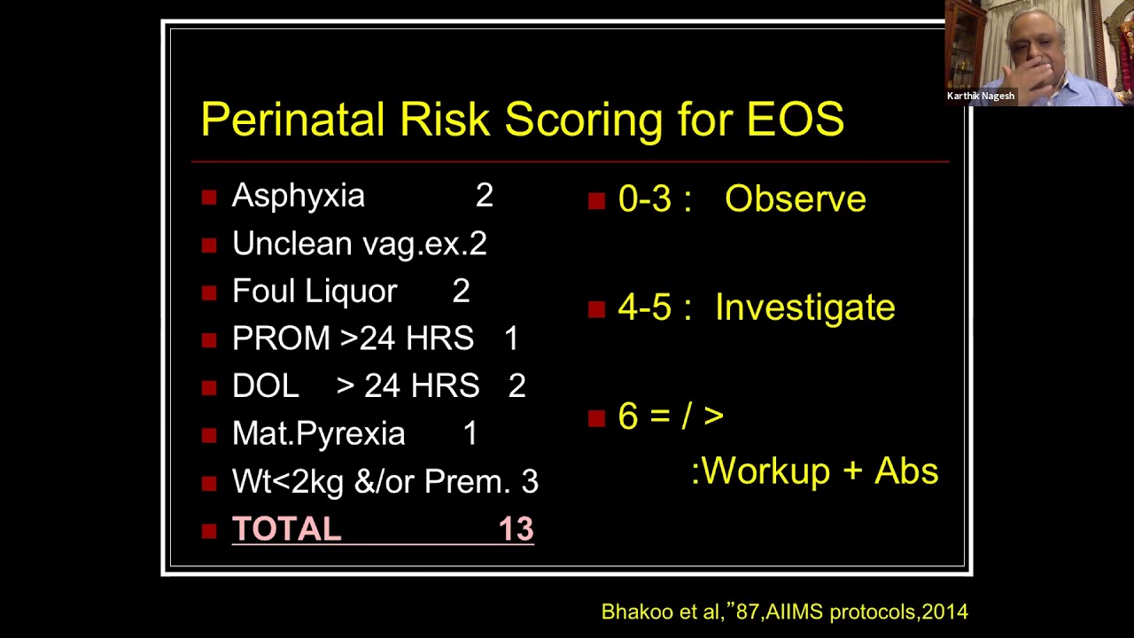 12. Neonatal sepsis   Early Identification and role of diagnostic markers - Dr. Karthik Nagesh