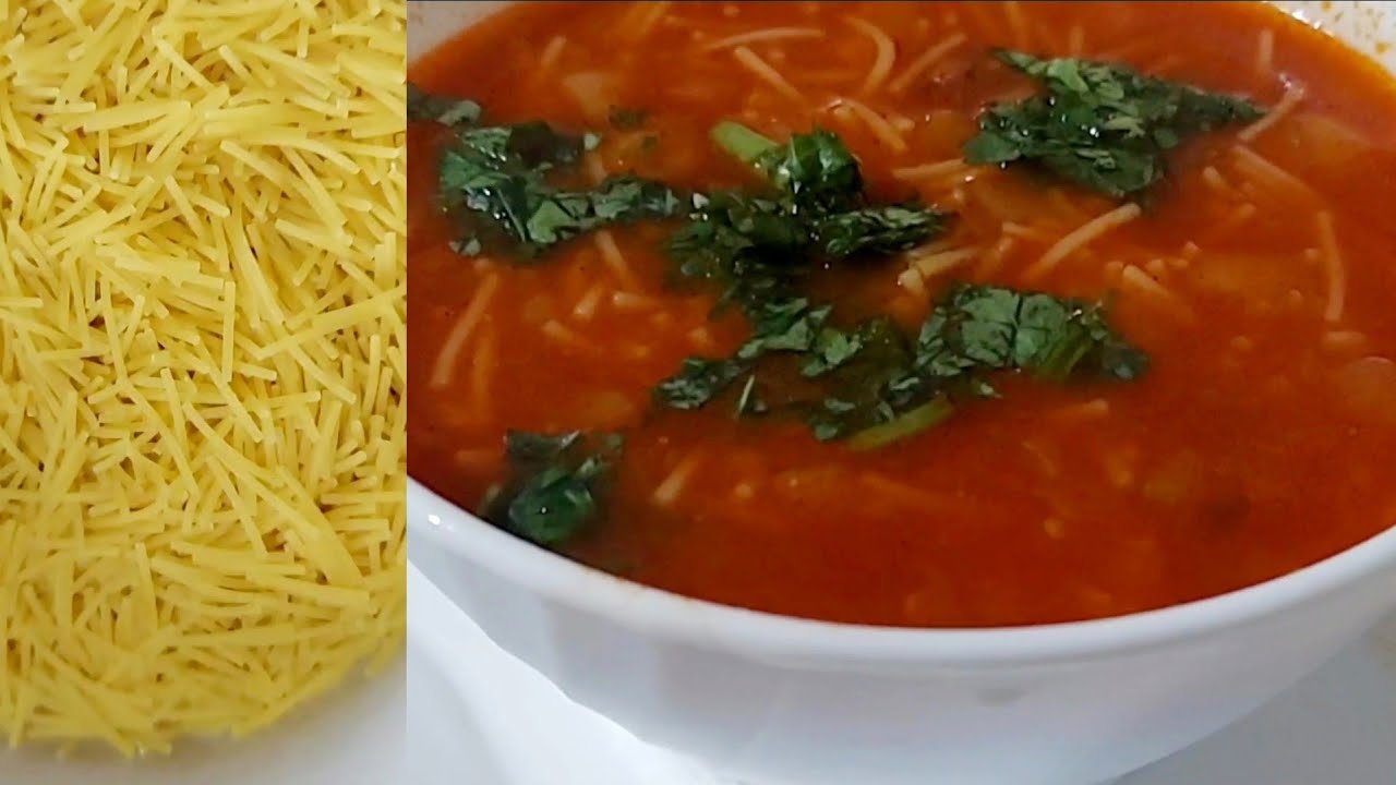 شوربة الشعيرية بطريقة أمي👍👌Vermicelli soup my mom's way