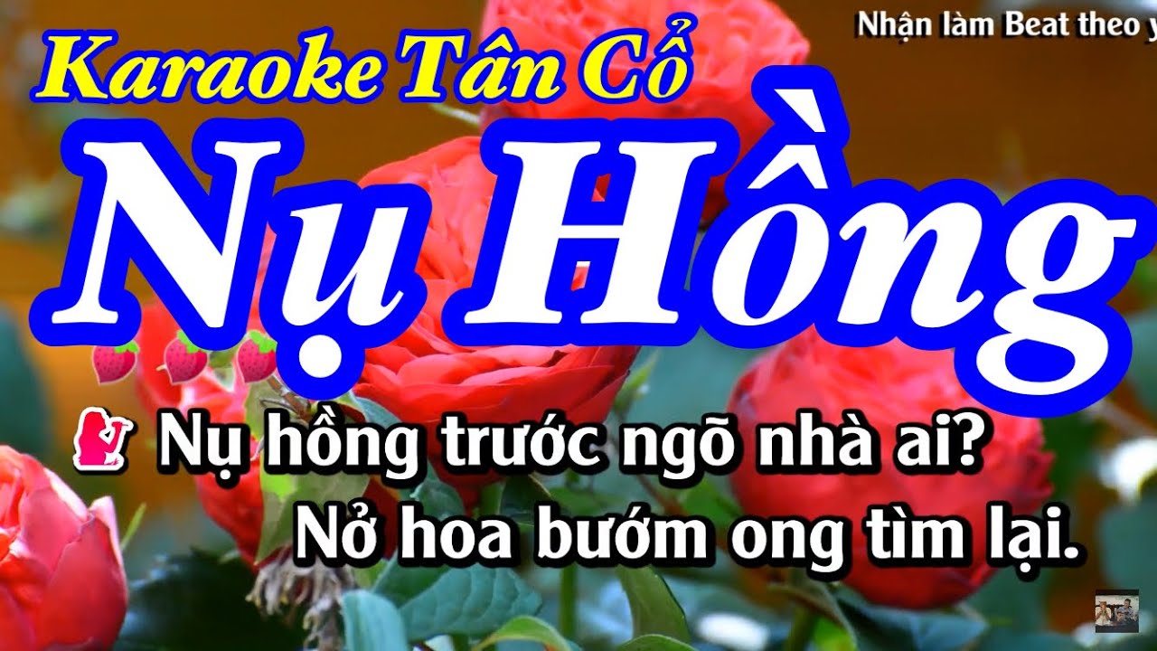 NỤ HỒNG Karaoke Tân Cổ ( Dây Đào - 126 ) Beat Mới Hay