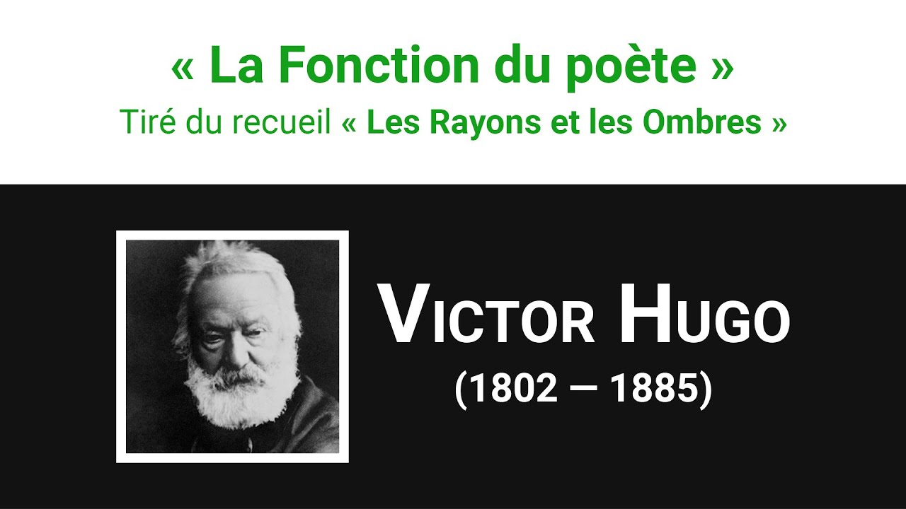 « La Fonction du poète », poème de Victor Hugo