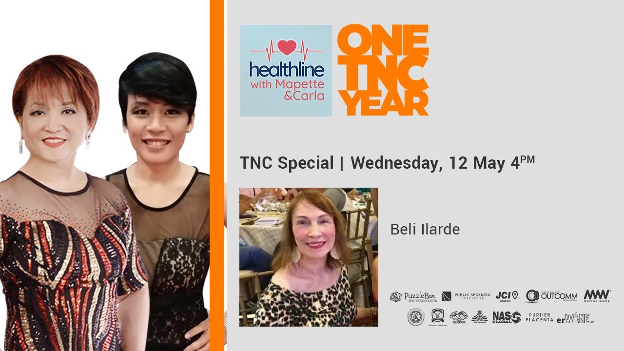 TNC First Anniversary Special | Beli Ilarde on Healthline by Carla & Mapette
