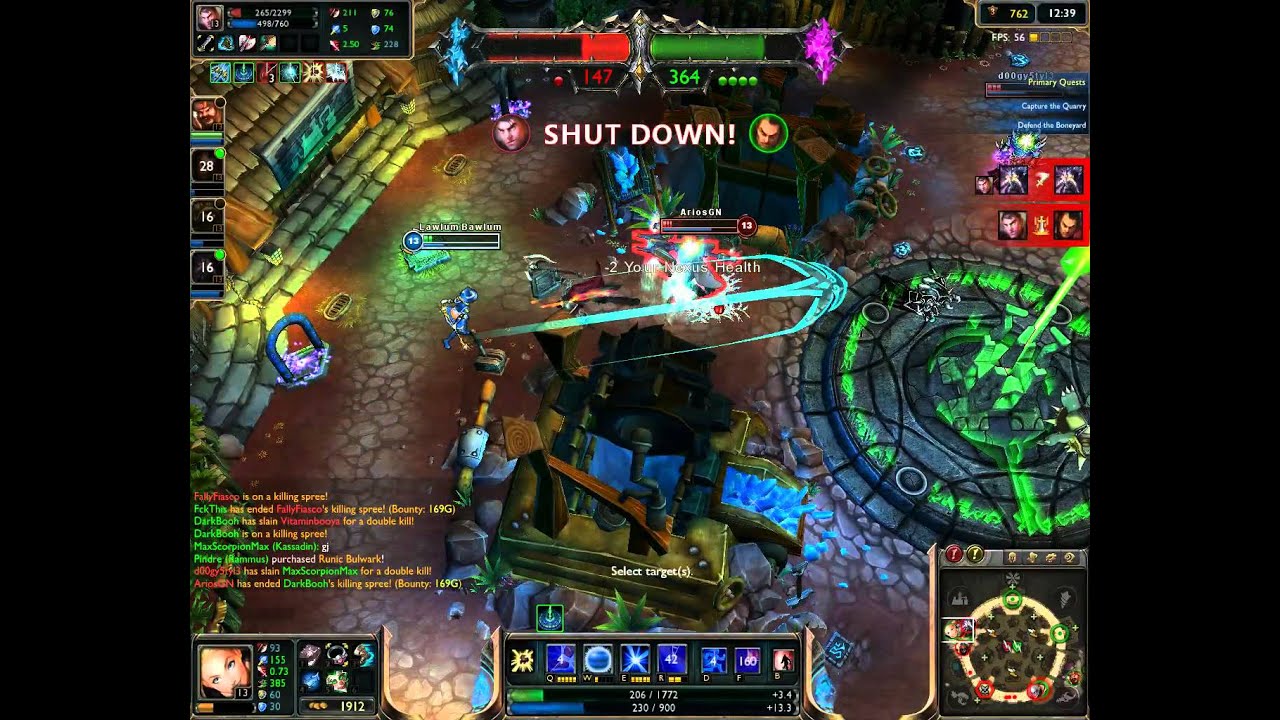 LoL - How to sacrifice your teammates for a double kill