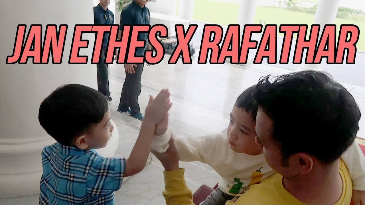 KOCAK!!! KETIKA JAN ETHES & RAFATHAR FOTO DAN JALAN BARENGAN