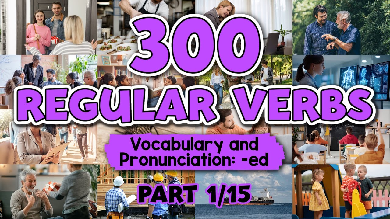C&oacute;mo Pronunciar -ED en Ingl&eacute;s | Las 3 Reglas para Pronunciar los Verbos Regulares en Pasado Parte 1