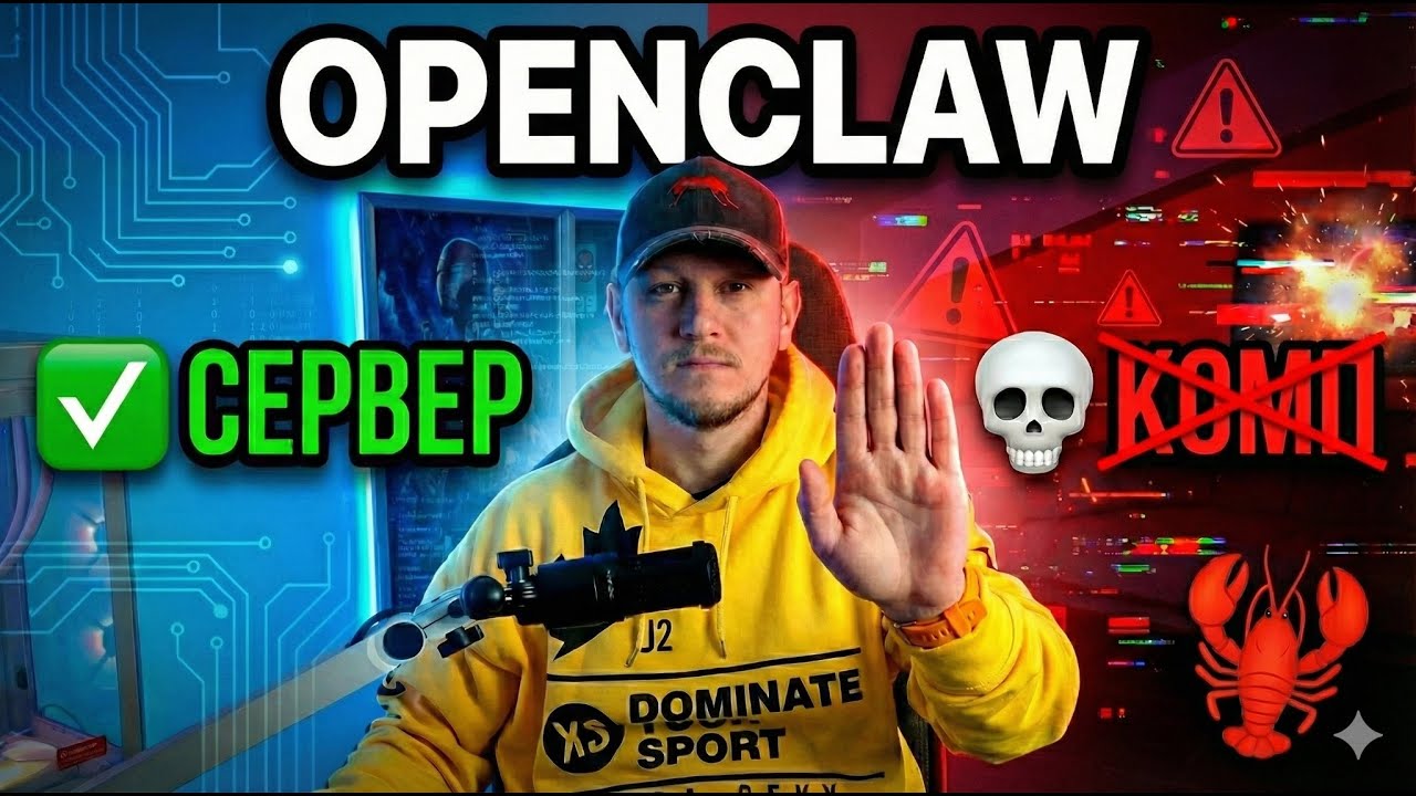 Openclaw (moltbot): НЕ СТАВЬ НА КОМП - Ставь на сервер | Установка + почему снёс с компа