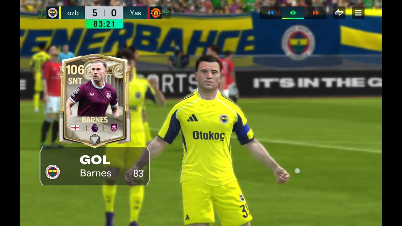Fifa oynuyorum farkla yendim