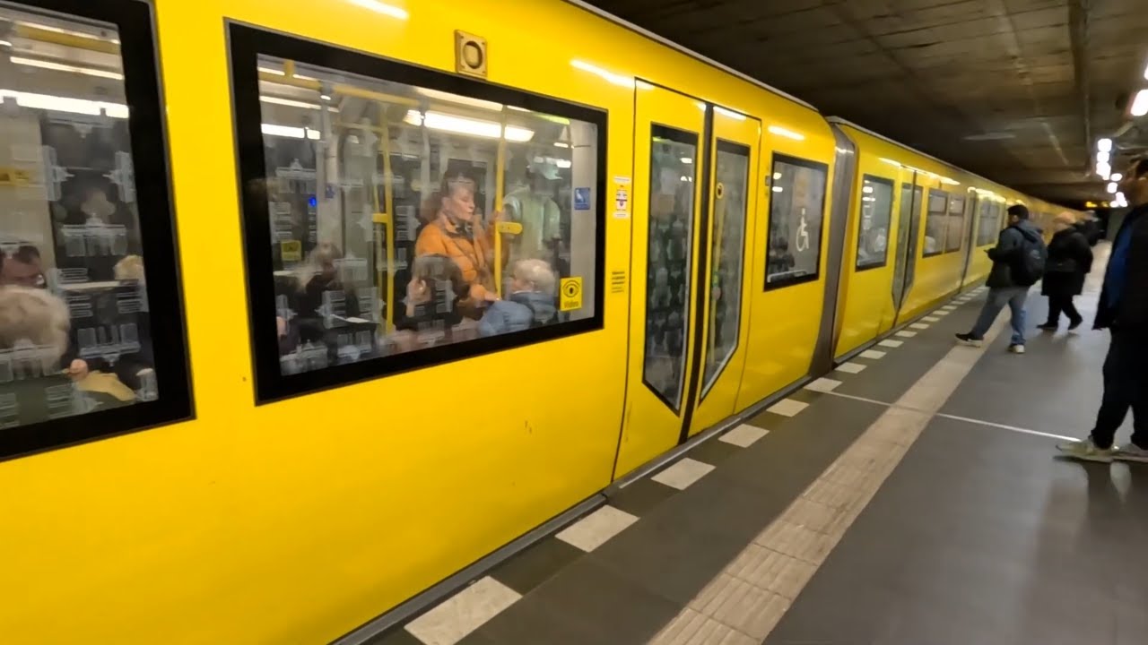 Berlin U-Bahn U8 Ride - Pankstraße to Osloer Straße | 2x Escalator | Germany | 15/11/24