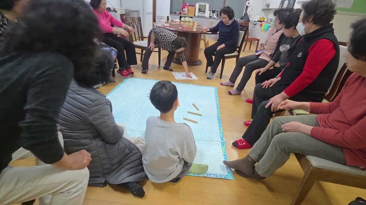 보름날 윷놀이잔치,체조팀