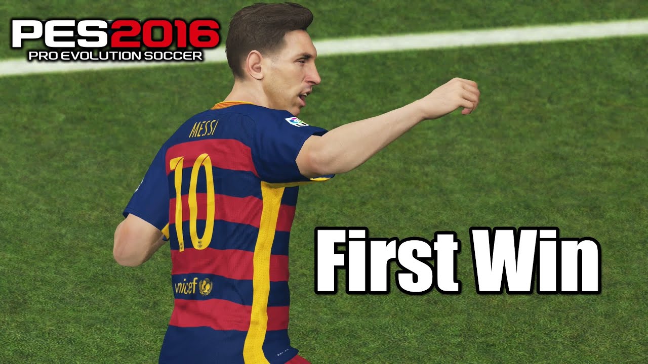 PES 2016 Barcelona vs Juventus Gameplay First Win Exhibition PS4