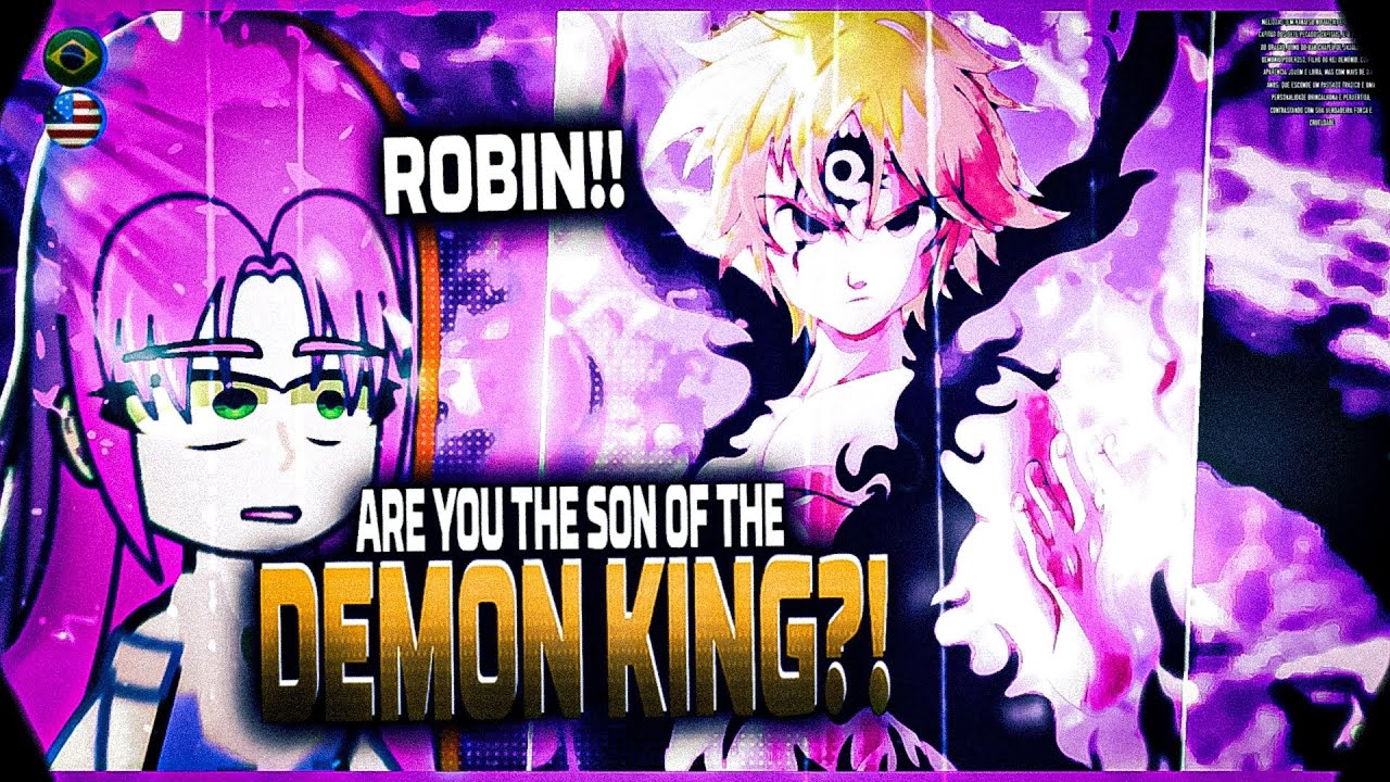 🇺🇸/🇧🇷 Teen Titans Go React to Robin As Meliodas – Gacha React