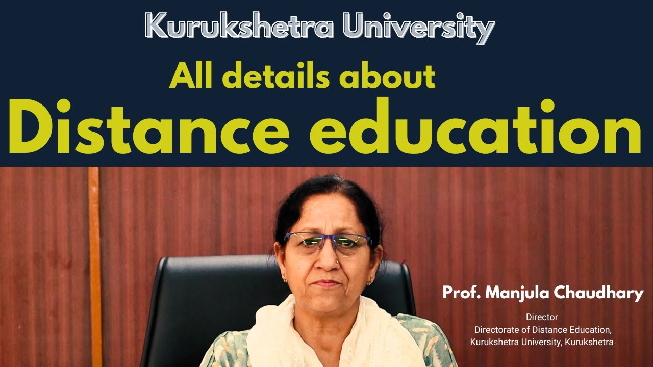 All details about Distance education,Kurukshetra University