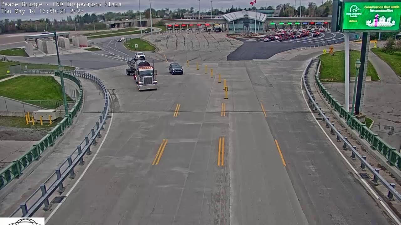 Peace Bridge - Canadian Inspection Lanes