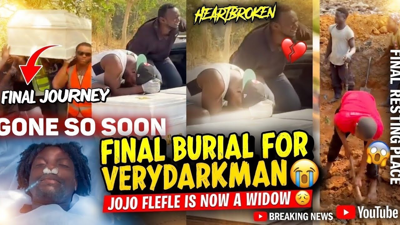 The final burial of Verydarkman has left many people in shock 😧💔 Gone too soon, his passing on hurts