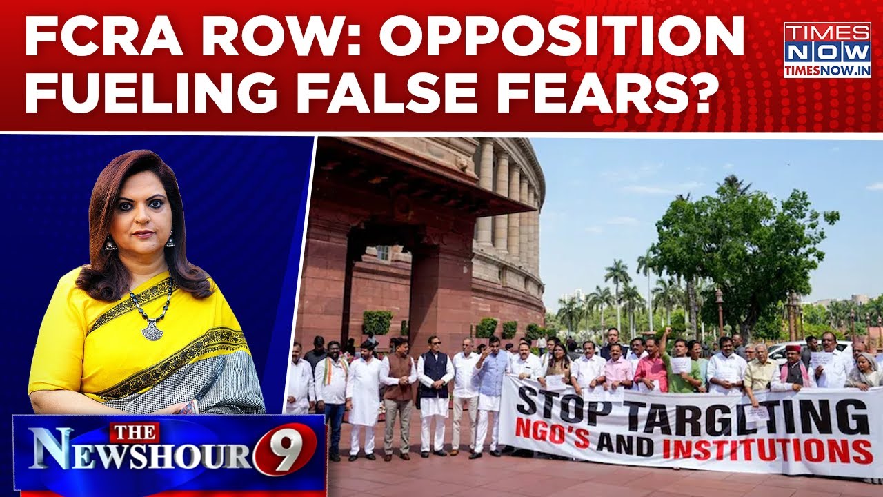 Opposition Misleading India Over FCRA Bill While Backing Foreign Narrative Against Centre? Newshour