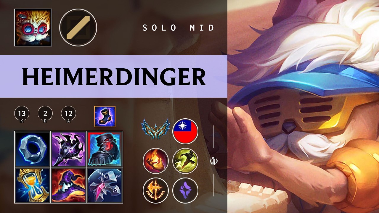 Heimerdinger Mid vs Katarina - TW Challenger Patch 26.04