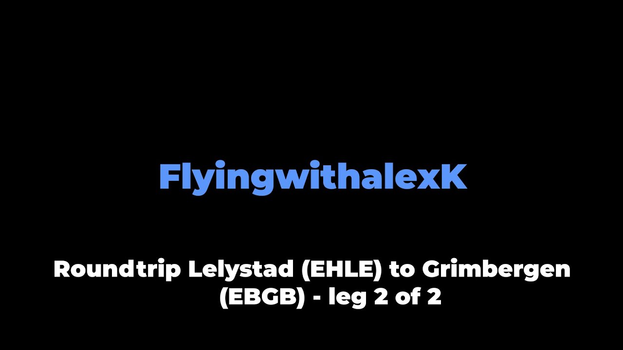 VFR Flight vlog - Grimbergen (EBGB) from Lelystad (EHLE) in a Diamond DA40 with live ATC - leg 2/2