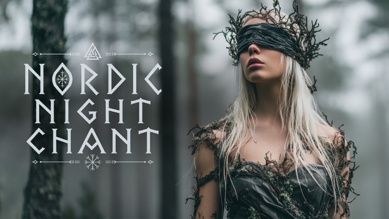 Nordic Night Chant | Nordic Viking Music with Old Norse Female Vocals | Study & Stress Relief Mix