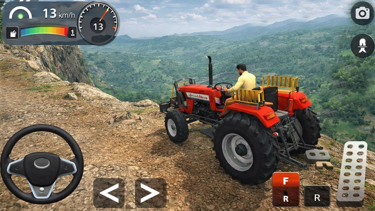 Indian Tractor Farming 3D Game Gameplay | Real Village Farming Simulator | Android Game