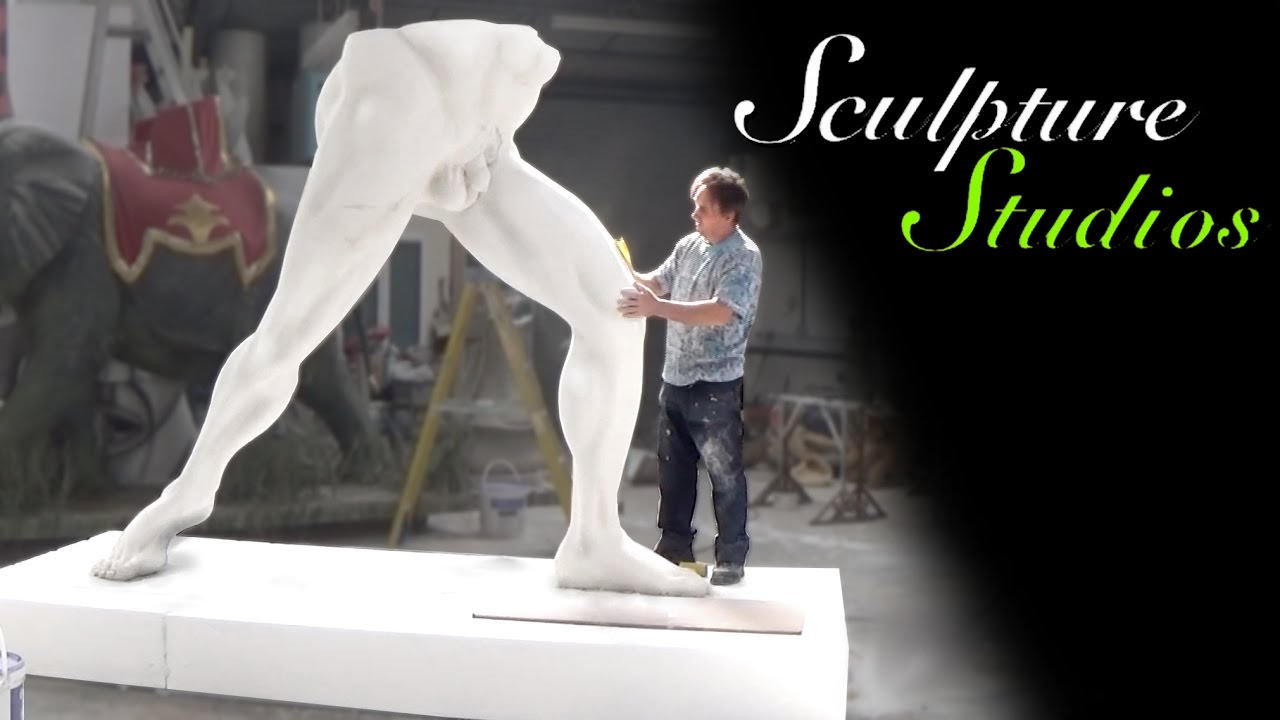 Hand Carving Classical Legs Statue - Polystyrene / Styrofoam by Sculpture Studios