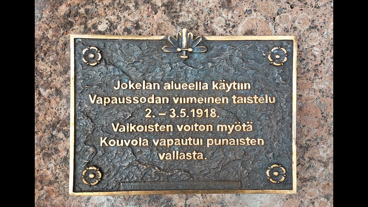 Jokelan taistelun muistomerkin paljastustilaisuus, 12 8 2021 Kouvola